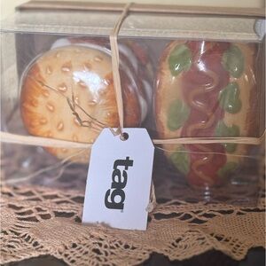 Hamburger and Hotdog Salt & Pepper Shakers